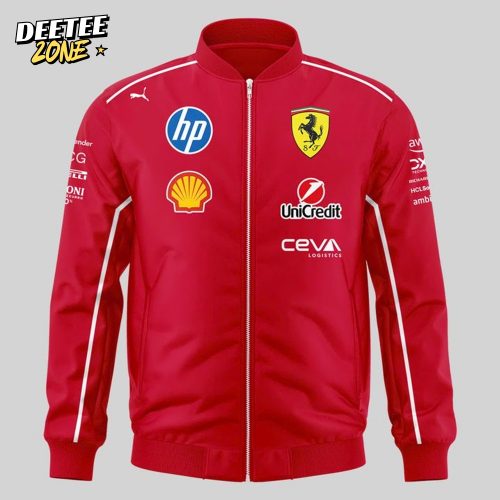 Ferrari 2025 F1 Team Bomber Jacket – Limited Edition