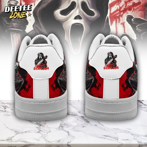 Gleammerch Ghostface x Halloween Air Low-Top Sneakers Shoes For Men And Women