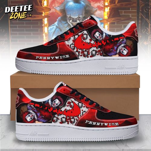 Gleammerch Pennywise x Halloween Air Low-Top Sneakers Shoes For Men And Women