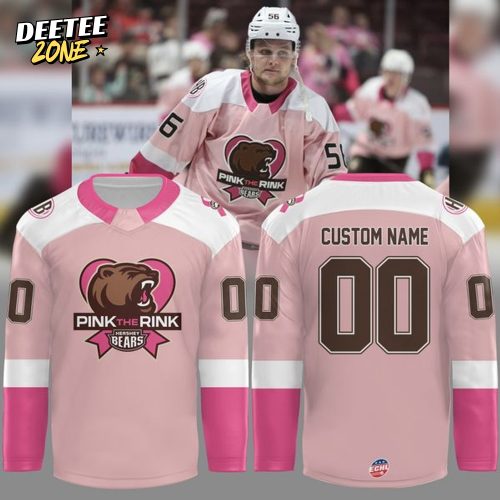 Hershey Bears 2025 “Pink the Rink” Jersey
