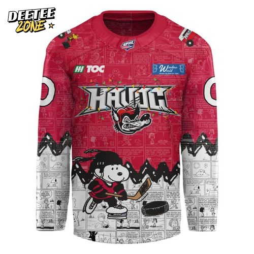 Huntsville Havoc Peanuts Night 2025 Custom Hockey Jersey