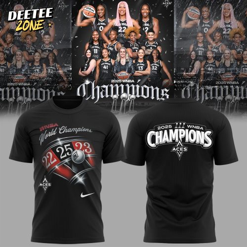 Las Vegas Aces W 2025 WNBA Champions Shirt