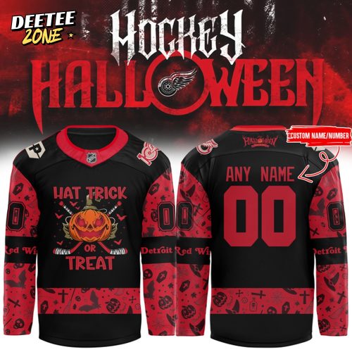 Limited Edition Detroit Red Wings 2025 Halloween Night Jersey