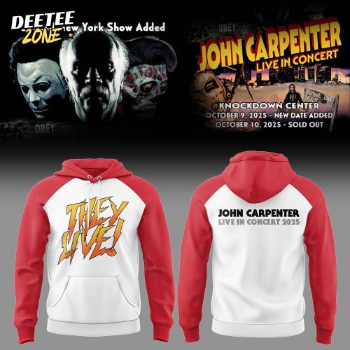 Limited Edition John Carpenter Tour 2025 Hoodie