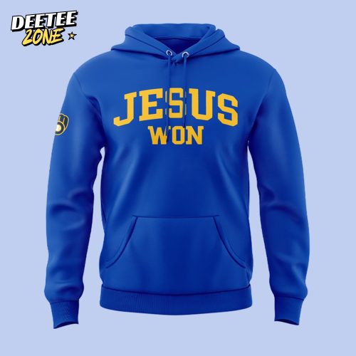 Limited Edition Milwaukee Brewers Jesus Won Hoodie 2025