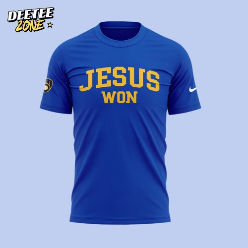 Limited Edition Milwaukee Brewers Jesus Won T-Shirt 2025