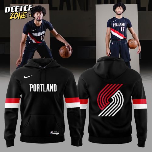 Limited Edition Portland Trail Blazers New Look, Same Mission Black Hoodie