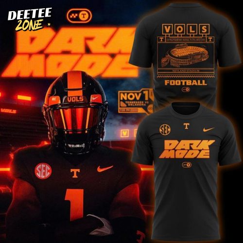 Limited Edition Tennessee Football t-shirt dark mode for fans!