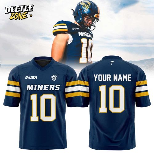 Limited Edition UTEP Sun City Uniform Football Jersey Custom Name, Number For Fans