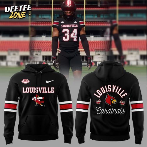 Louisville Football Version Of The Jersey Black Combo 2025 Hoodie
