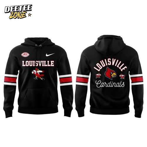 Louisville Football Version Of The Jersey Black Combo 2025 Hoodie