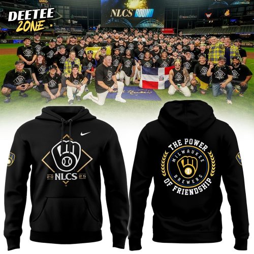 Milwaukee Brewers 2025 National League Division Series Champions Locker Room Black Hoodie