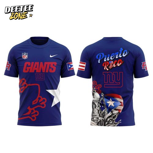 NY Giants Puerto Rico Heritage Limited Combo Shirt
