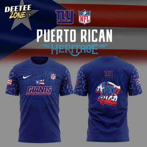 NY.Giants Puerto Rican Heritage Combo Shirt