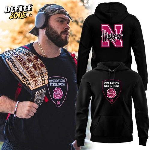 Nebraska Cornhuskers “Operation Steel Rose” Special Hoodie