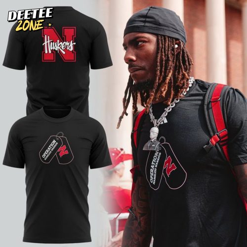 Nebraska Cornhuskers”OPERATION NAMELESS WARRIOR” T-Shirt