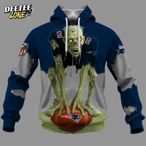 New England Patriots Zombie HLW Design Hoodie