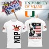 No King – University Of Miami Shirt – Black