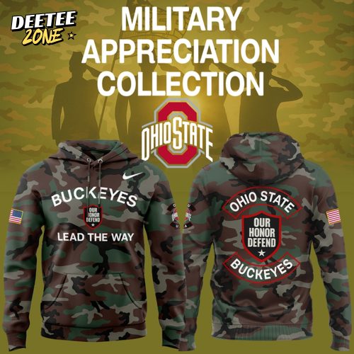 Ohio State Buckeyes football 2025 Military Appreciation Hoodie