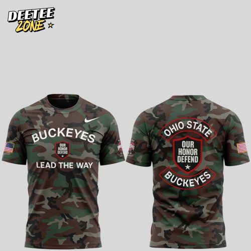 Ohio State Buckeyes football 2025 Military Appreciation T-Shirt