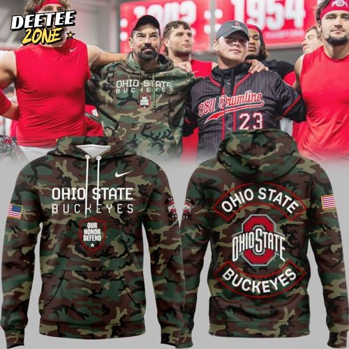 Ohio State Buckeyes football CAMO 2025 Hoodie