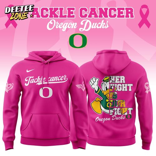 Oregon Ducks Tackle Cancer 2025 Limited Editions Hoodie