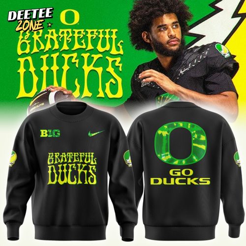 Oregon Ducks “Tie-Dye Out” Grateful Ducks Sweatshirt