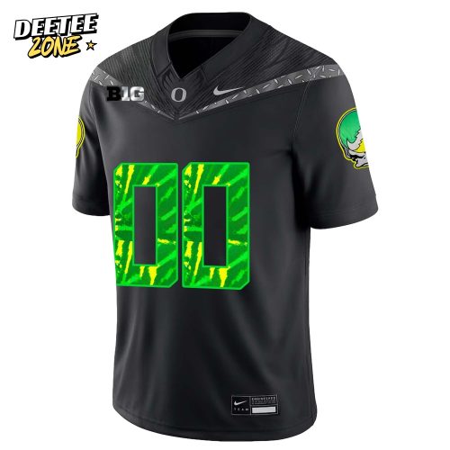 Oregon Ducks x Grateful Dead 60th Anniversary Custom Football Jersey