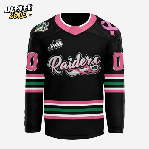 Prince Albert Raiders x 2025 Cancer Awareness Night Custom Hockey Jersey