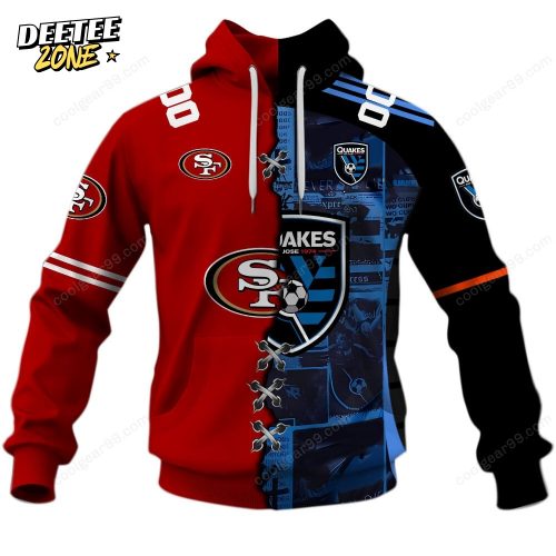 San Jose Earthquakes X San Francisco 49ers (MLS x NFL) Special Hoodie