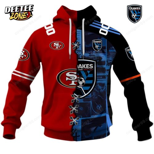 San Jose Earthquakes X San Francisco 49ers (MLS x NFL) Special Hoodie