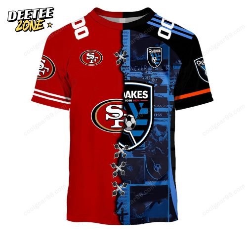 San Jose Earthquakes X San Francisco 49ers (MLS x NFL) Special Shirts