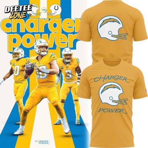 Special Edition Los Angeles Chargers Charger Power T-shirt