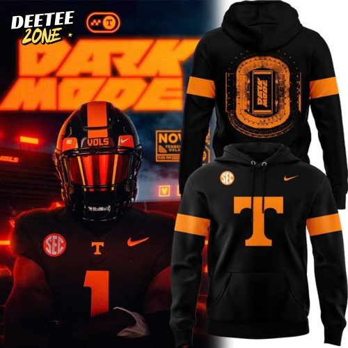 Special Edition Tennessee Football Wordmark Uniform BLack Hoodie V2