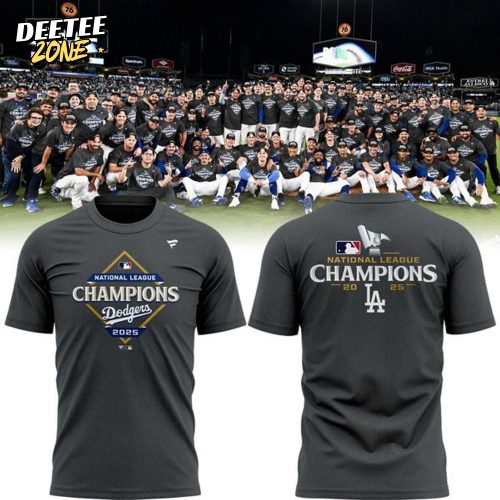 Special LA Dodgers 2025 National League Champions T-Shirt