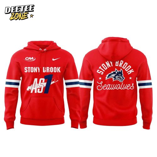 Stony Brook Football Red Out Uniform Combo Hoodie