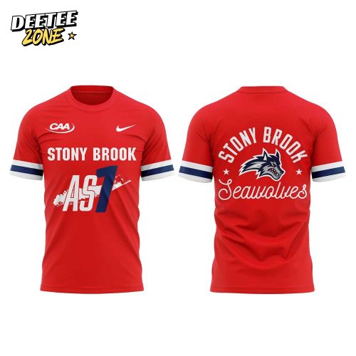 Stony Brook Football Red Out Uniform Combo Shirt