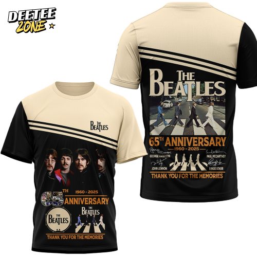 The Beatles 65th Anniversary Thank you for the memories Shirt