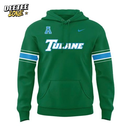 Tulane Green Wave Wordmark Logo Uniform Hoodie