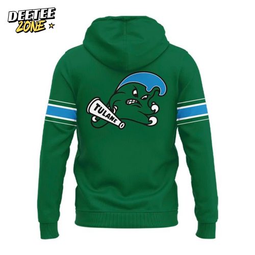 Tulane Green Wave Wordmark Logo Uniform Hoodie