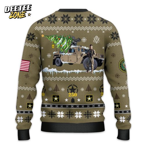 US ARMY 250th Years Of Service All-over Sweater