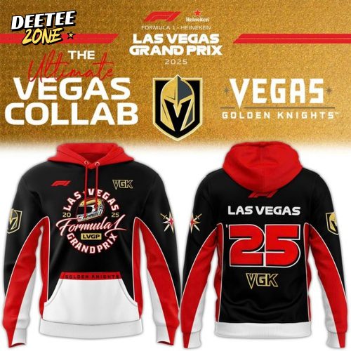 Vegas Golden Knights 2025 F1 Las Vegas GP Limited Hoodie