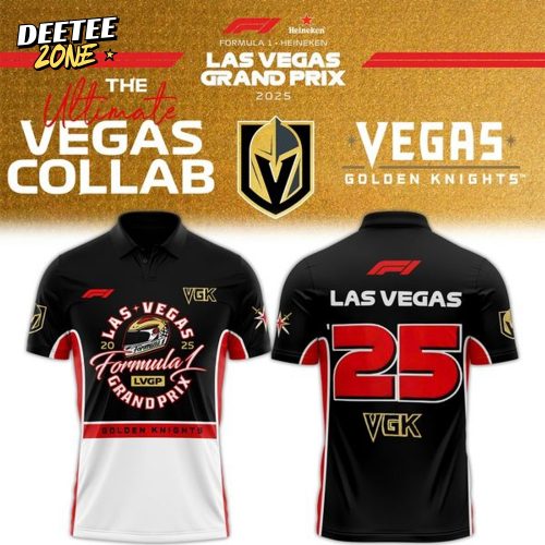 Vegas Golden Knights 2025 F1 Las Vegas GP Limited Polo