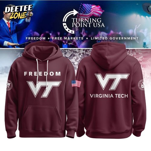 Virginia Tech Campus Freedom Hoodie – red