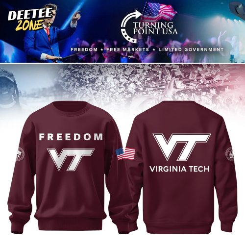 Virginia Tech Campus Freedom Sweatshirt – red