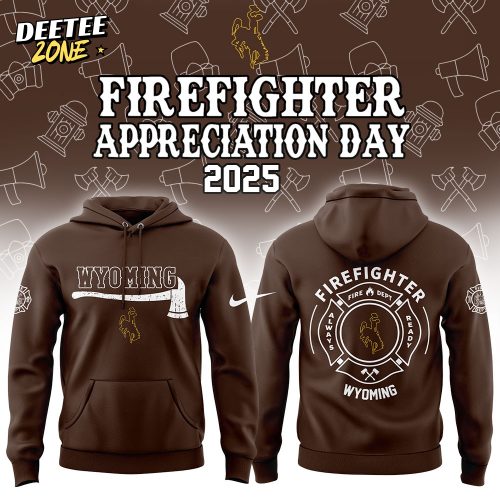 Wyoming Cowboy Firefighter Application Day Hoodie