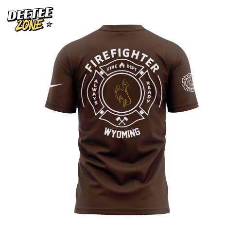 Wyoming Cowboy Firefighter Application Day Shirt