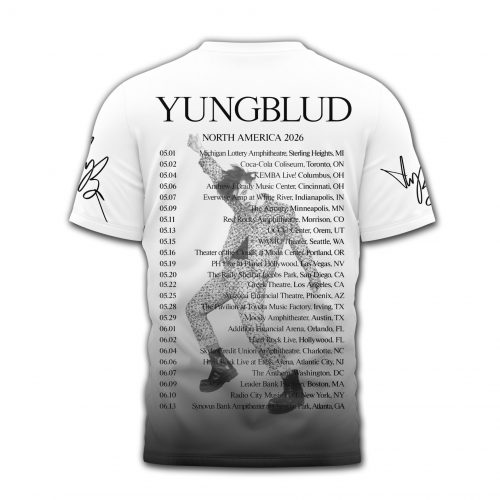YungBlud North American tour 2026 3D Shirt