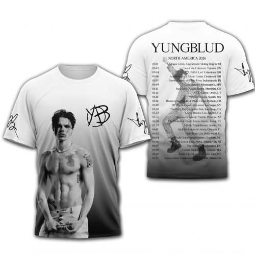 YungBlud North American tour 2026 3D Shirt