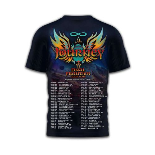 Journey Final Prontier Tour 2026 T-Shirt